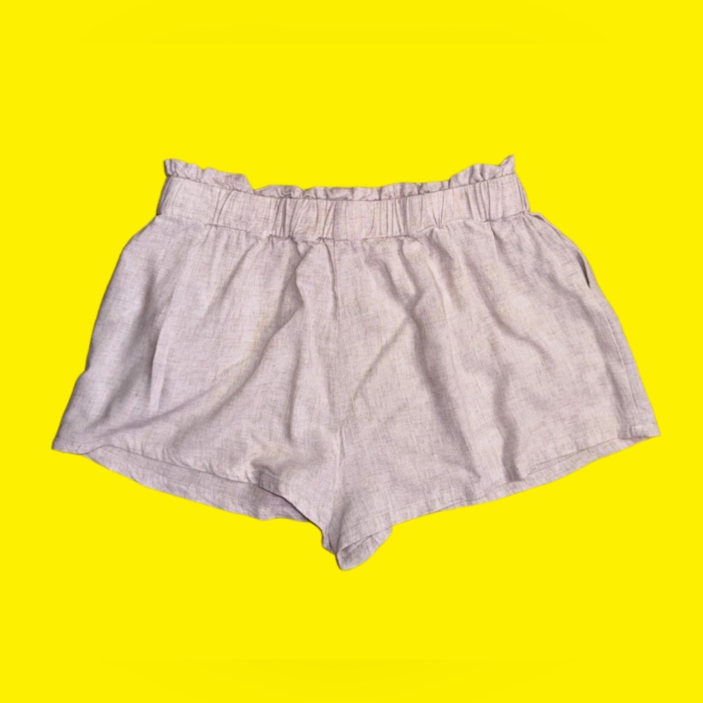 AMERICAN THREADS linen shorts women’s size medium 8 10